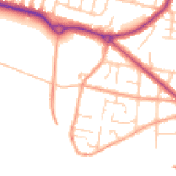 Daytime road noise heatmap for CT11 0LX