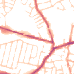 Daytime road noise heatmap for CT11 0RH