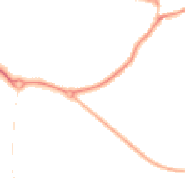 Night-time road noise heatmap for CT11 0RZ