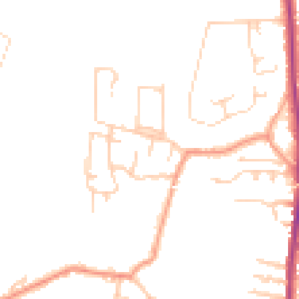 Daytime road noise heatmap for CT11 7DD