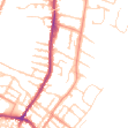 Daytime road noise heatmap for CT11 7HB