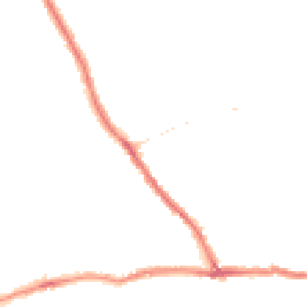 Night-time road noise heatmap for CT11 7HS