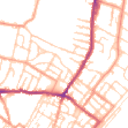 Daytime road noise heatmap for CT11 7LS