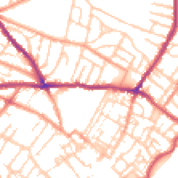 Daytime road noise heatmap for CT11 7NG