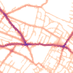 Daytime road noise heatmap for CT11 7PF