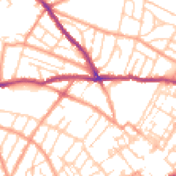 Daytime road noise heatmap for CT11 7QG