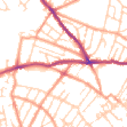 Daytime road noise heatmap for CT11 7QL