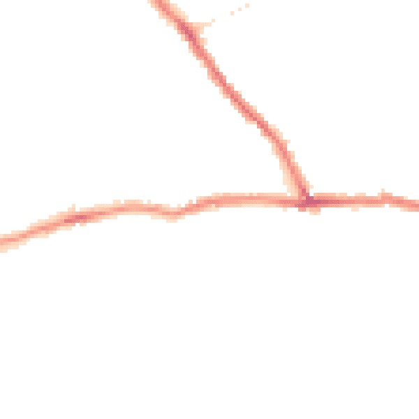 Night-time road noise heatmap for CT11 7QW