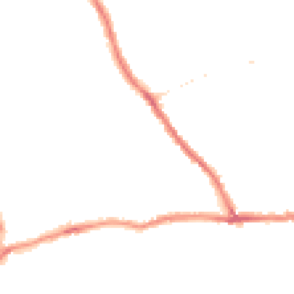 Night-time road noise heatmap for CT11 7SD