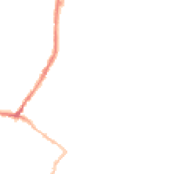 Night-time road noise heatmap for CT11 8AF