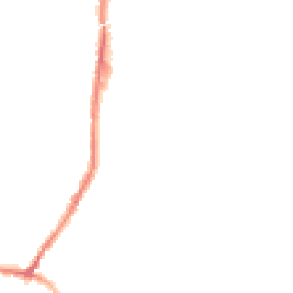Night-time road noise heatmap for CT11 8AT