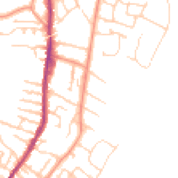 Daytime road noise heatmap for CT11 8BA