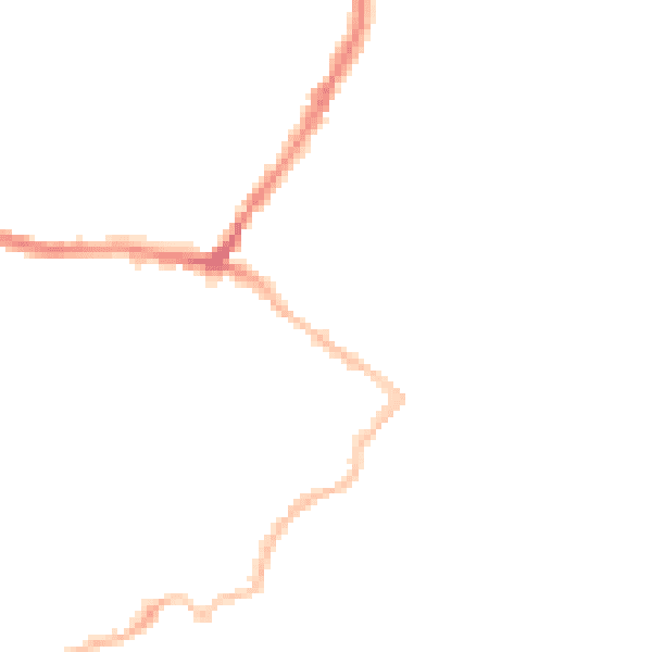 Night-time road noise heatmap for CT11 8BT
