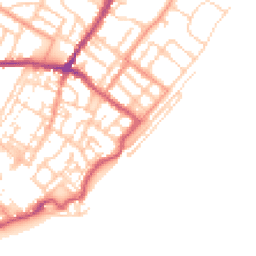 Daytime road noise heatmap for CT11 8DD