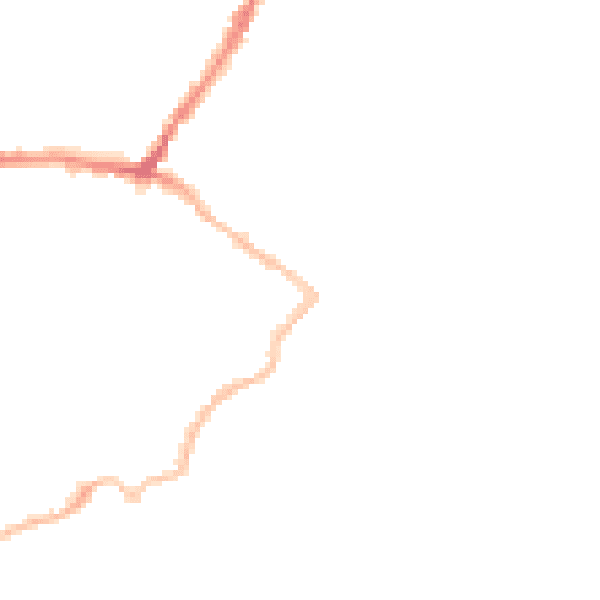 Night-time road noise heatmap for CT11 8DF