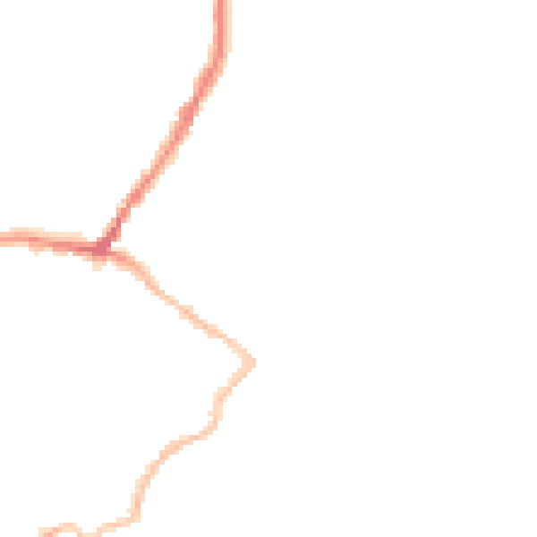 Night-time road noise heatmap for CT11 8DY