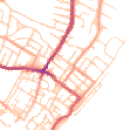 Daytime road noise heatmap for CT11 8ES