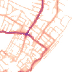 Daytime road noise heatmap for CT11 8ET