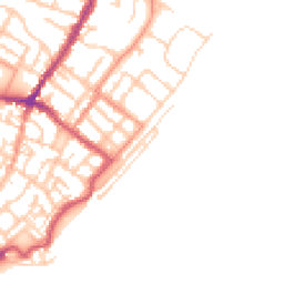 Daytime road noise heatmap for CT11 8FB