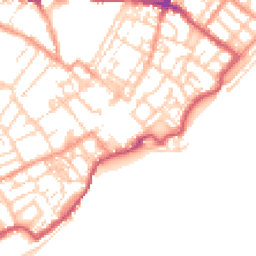 Daytime road noise heatmap for CT11 8HA
