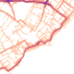 Daytime road noise heatmap for CT11 8HN