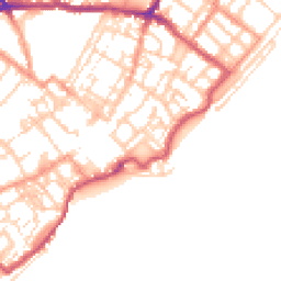Daytime road noise heatmap for CT11 8HQ