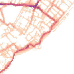 Daytime road noise heatmap for CT11 8JB