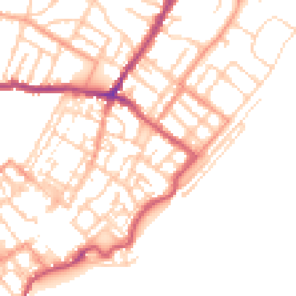 Daytime road noise heatmap for CT11 8JT