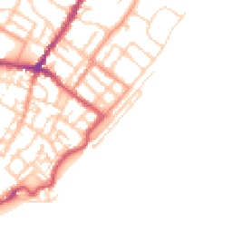 Daytime road noise heatmap for CT11 8NE