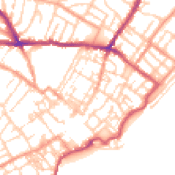 Daytime road noise heatmap for CT11 8NL