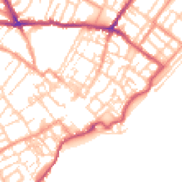 Daytime road noise heatmap for CT11 8NP