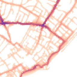 Daytime road noise heatmap for CT11 8PB