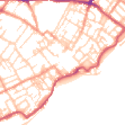 Daytime road noise heatmap for CT11 9DR