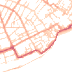 Daytime road noise heatmap for CT11 9HE