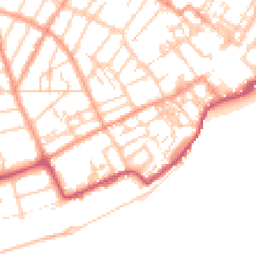 Daytime road noise heatmap for CT11 9JT