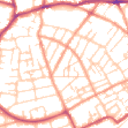 Daytime road noise heatmap for CT11 9PZ