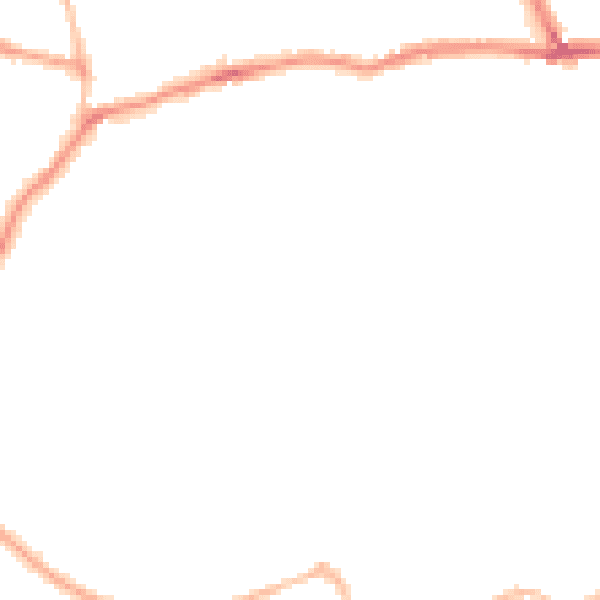 Night-time road noise heatmap for CT11 9QE