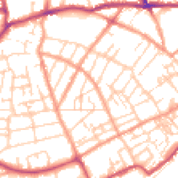Daytime road noise heatmap for CT11 9QN