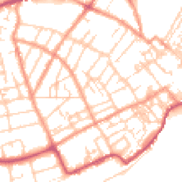 Daytime road noise heatmap for CT11 9QS