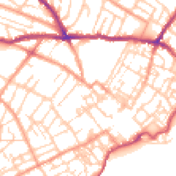 Daytime road noise heatmap for CT11 9RX