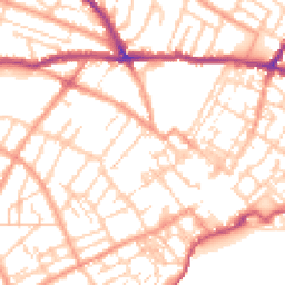 Daytime road noise heatmap for CT11 9RY