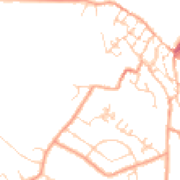 Daytime road noise heatmap for CT13 0AA