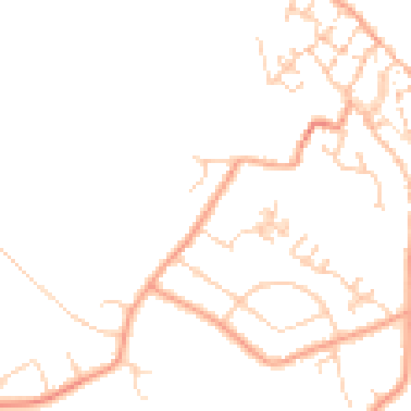 Daytime road noise heatmap for CT13 0AB