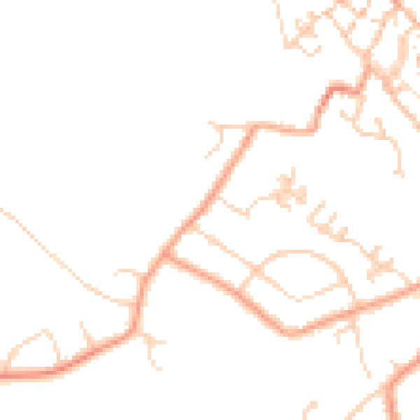Daytime road noise heatmap for CT13 0AD