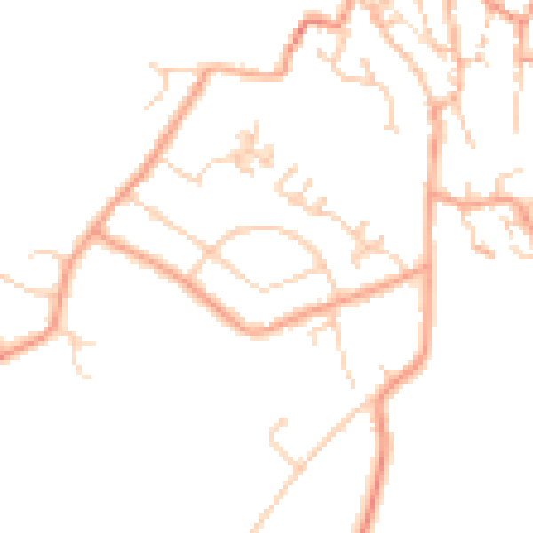 Daytime road noise heatmap for CT13 0AU