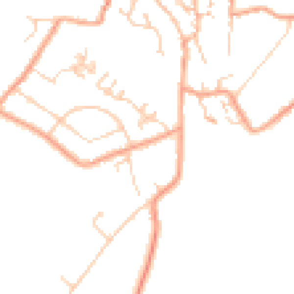 Daytime road noise heatmap for CT13 0AW