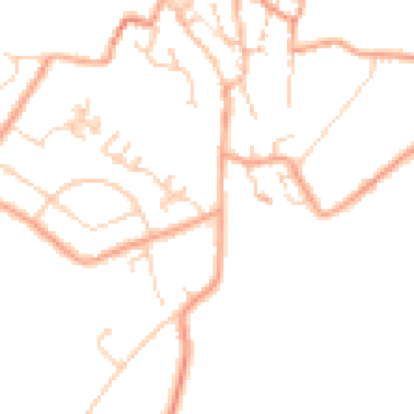 Daytime road noise heatmap for CT13 0BH