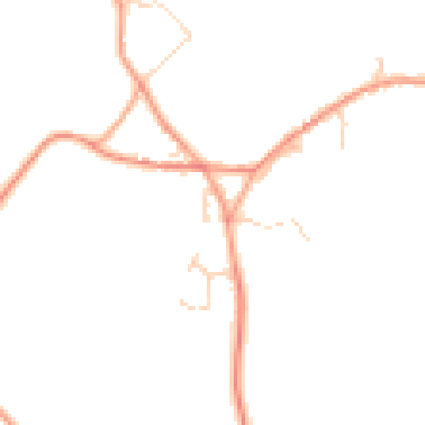 Daytime road noise heatmap for CT13 0BJ