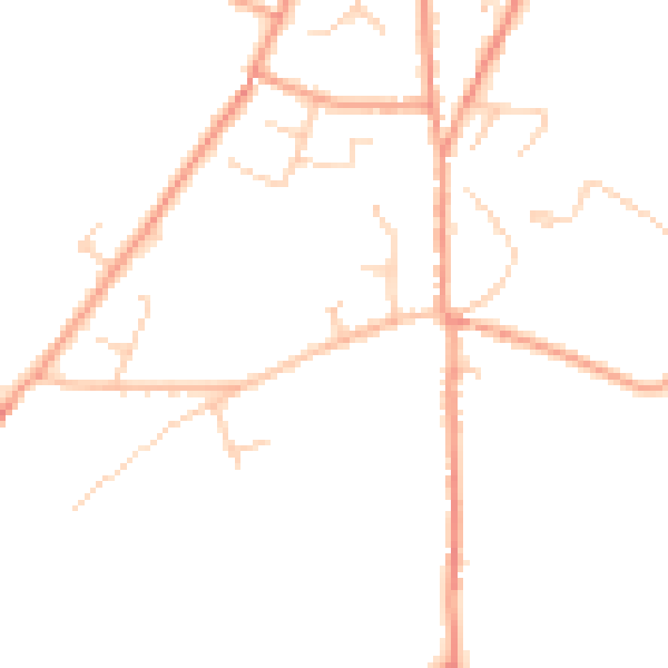 Daytime road noise heatmap for CT13 0JS