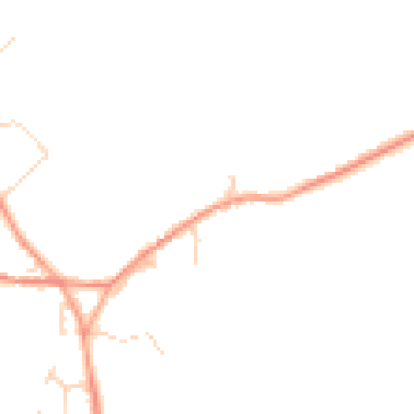 Daytime road noise heatmap for CT13 0NF